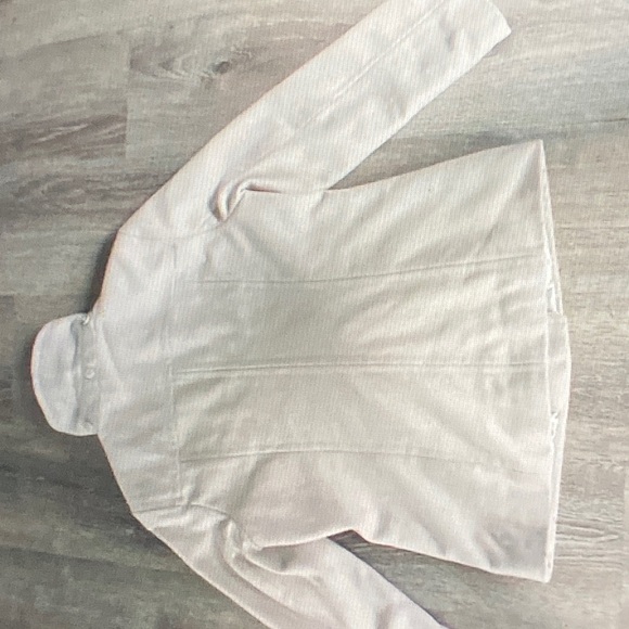 Elegant Women's Double-Breasted Tan Pea Coat - Picture 2 of 4